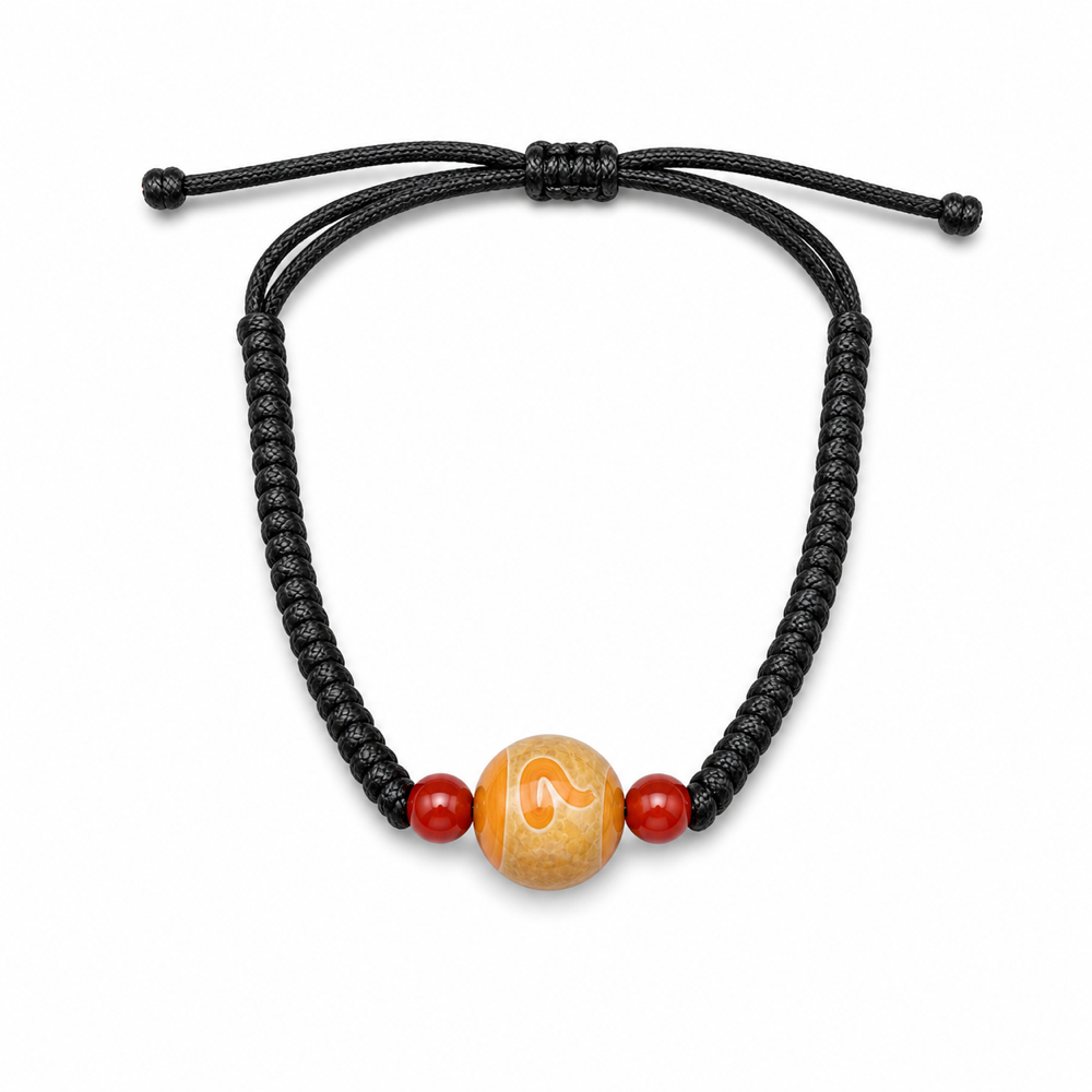 SutraSpark Tibetan Dzi bracelet