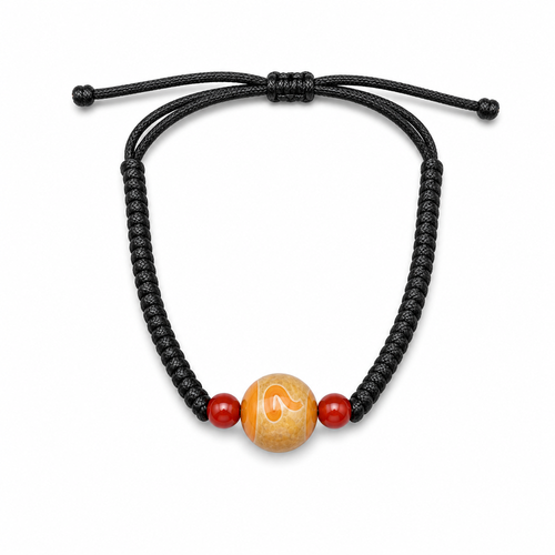 SutraSpark Tibetan Dzi bracelet
