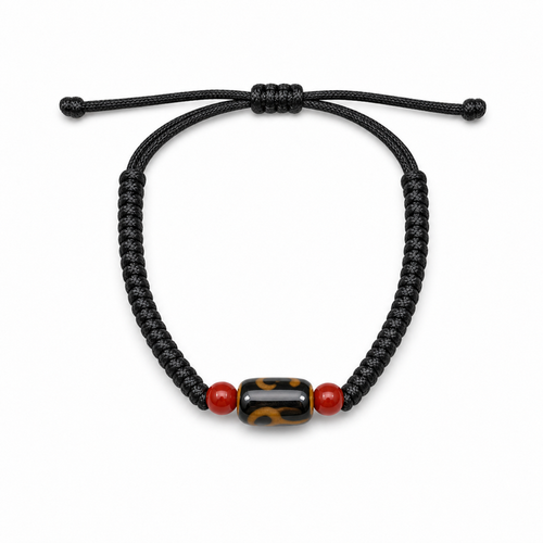 SutraSpark Tibetan Dzi bracelet