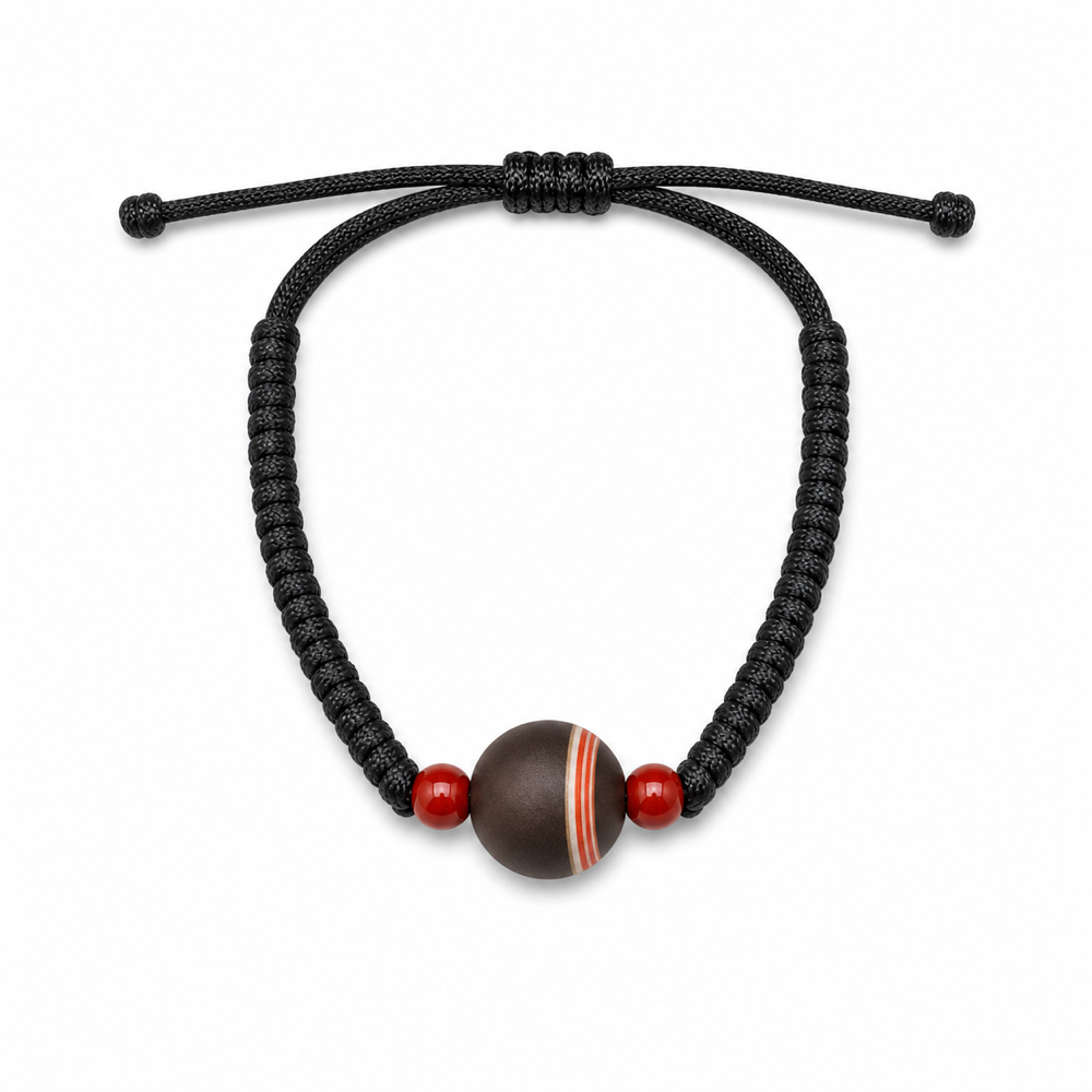 SutraSpark Tibetan Dzi bracelet